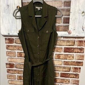 Banana Republic Dark Green Dress